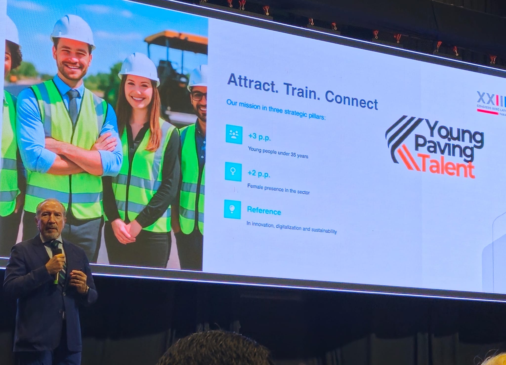 ASEFMA presenta Young Paving Talent en el XXIII CILA como iniciativa clave para impulsar el relevo generacional del sector